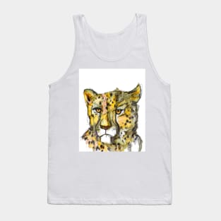 Cheetah in colour. Tank Top